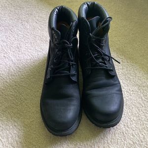 8W BLACK Timberland boots